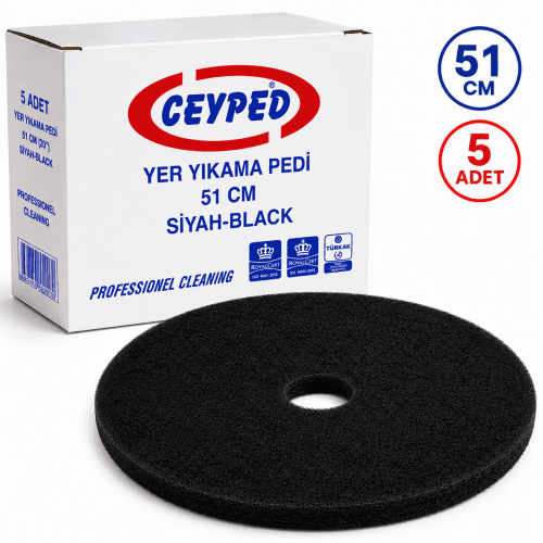 51 Cm (20 İnç) Siyah Ped 5'li Paket
