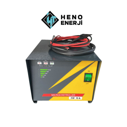 Heno 24V 15A Akü Şarj Cihazı – 2x12V / 100Ah’a Kadar
